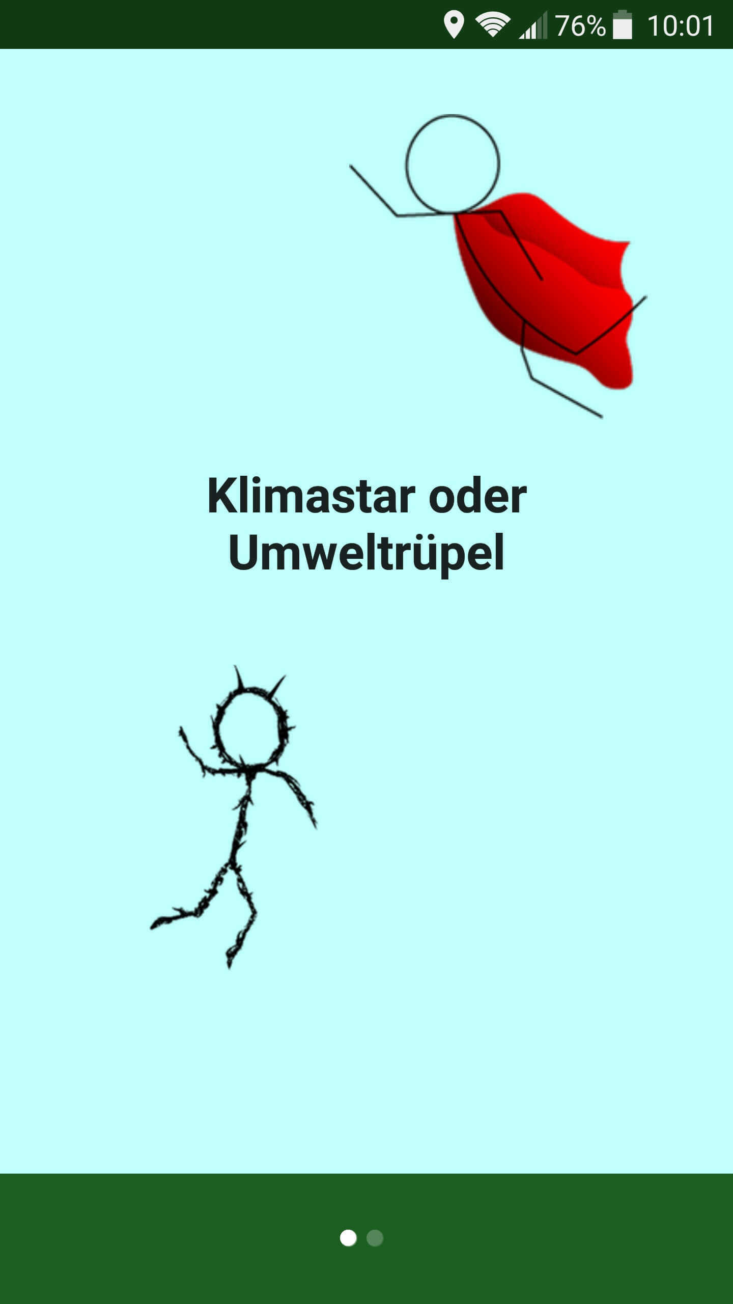 Spiel Klimastar mit der App uRnature