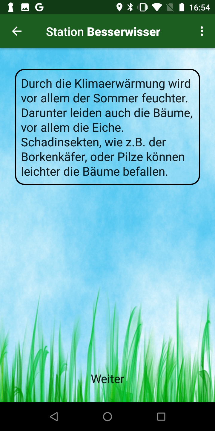 Spiel Renaturierung mit der App uRnature